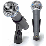 Студійний вокальний мікрофон дротової Clear Sound CS-58A/S динамічний сценичний супер-кардіоїдний, фото 5