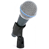 Студійний вокальний мікрофон дротової Clear Sound CS-58A/S динамічний сценичний супер-кардіоїдний, фото 10