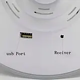 Диско куля музичний проєктор лампа в патрон E27 UFO-7203Bulb Bluetooth, USB, з пультом ДК, 220В, фото 3