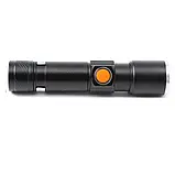 Ліхтарик ручний тактичний XBalog XB616-Zoom масштабоване світло, 3 режими, діод Т6, акумулятор, USB, фото 11