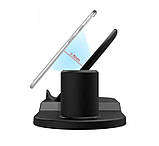 Бездротове зарядний пристрій Smart Pro Wireless fast charge 3в1 док-станція Qi/Lightning, фото 7