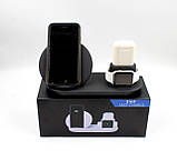 Бездротове зарядний пристрій Smart Pro Wireless fast charge 3в1 док-станція Qi/Lightning, фото 10