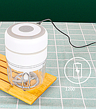 Соковичавниця електрична Domotec 5220MS 600W, 500 мл, 2 швидкості + акумуляторний подрібнювач, фото 8