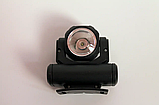 Налобний ліхтар світлодіодний стрічковий 2001BL-4SMD/XPE ліхтарик на голову, акумуляторний, 2 режими, USB, фото 9