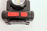 Налобний ліхтар світлодіодний стрічковий 2001BL-4SMD/XPE ліхтарик на голову, акумуляторний, 2 режими, USB, фото 11