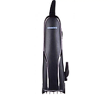 Машина для стрижки волосся провідна Gemei 811GM регулювання довжини стрижки, 4 насадки Чорний, фото 10