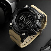 Чоловічий годинник Skmei 1384 Black-Khaki Wrisband (1080-0792)