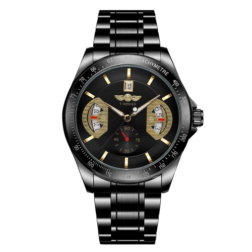 Чоловічий годинник Winner 8267 Black (1099-0070)