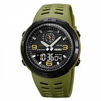 Чоловічий годинник Skmei 1655AGBK Army Green-Black (1080-2296)