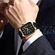Чоловічий годинник Curren 8457 Gold-Black (1008-0469), фото 4