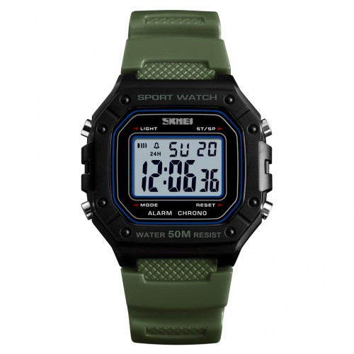 Чоловічий годинник Skmei 1496AG Army Green (1080-1283)