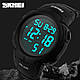 Чоловічий годинник Skmei 1068 All Black (1080-0049), фото 3