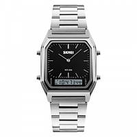 Чоловічий годинник Skmei 1220SIBK Silver-Black (1080-1754)