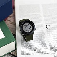 Чоловічий годинник Skmei 1426AGWT Army Green-White (1080-0468)