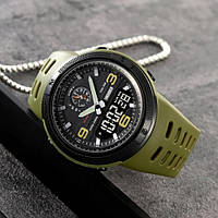 Чоловічий годинник Skmei 1655AGBK Army Green-Black (1080-2296)