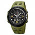 Чоловічий годинник Skmei 1655AGBK Army Green-Black (1080-2296), фото 2