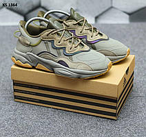 Кроссовки мужские хаки 41  Adidas OZWEEGO Greens кросівки чоловічі  хакі