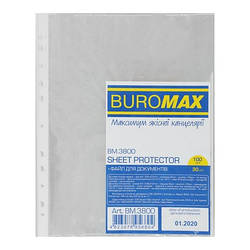 Файл А-4 (Buromax) 30 мкм BM.3800 (100 шт./пач.) ш.4823078956804