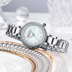 Жіночий годинник Curren 9089 Silver-White (1008-0341)