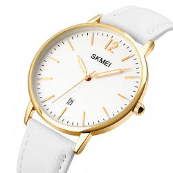 Жіночий годинник Skmei 1724GDWT Gold-White (1080-1145)