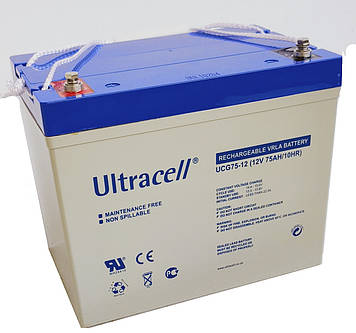 АКБ Ultracell UCG75-12 12V/75Ah  (стаціонарна) GEL