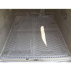 Килимок Peugeot Partner 2019- (вантаж-пас довг. База) Автокилимок в багажник Пежо Партнер