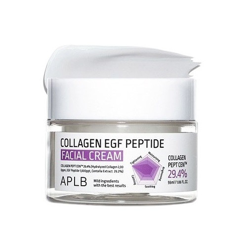 Крем для обличчя з колагеном та пептидами APLB Collagen EGF Peptide Facial Cream 55 мл.