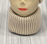 М 90051. Комплект для хлопчика: шапка з флісом "COOL " і хомут, розмір вільний, різні кольори 2-7 років, фото 3