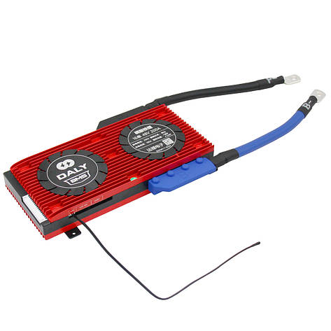 BMS smart плата LiFePO4 48V 16S 200A для літій-залізо-фосфатних акумуляторів симетрія з Bluetooth, фото 1