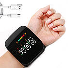 Автоматичний тонометр на зап'ястя від акумулятора 300 мАг, в кейсі / Розумний тонометр для вимірювання тиску, фото 2