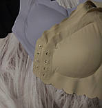 Жіночий топ безшовний на крючках спереду з чашкою В/С 4 кольори, фото 4