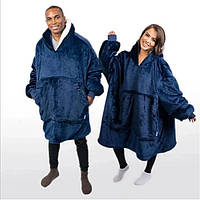 Плед з капюшоном для дорослих, Худі ковдра, Затишний плед з рукавами Huggle Hoodie рукавами HO-34