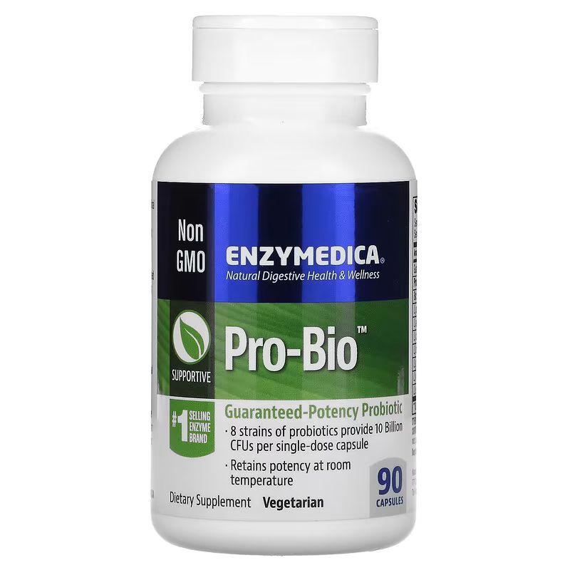 Пробіотики і пребіотики Enzymedica Pro Bio, 90 капсул