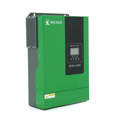 Гібридний інвертор HVM-6.2KW, 6200W, 48V, струм заряду 0-120A, 60-500V, MPPT (120А, 500 Vdc), фото 1