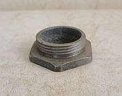 Заглушка радіатора опалення чавунна ду32 глуха зовнішня права різьба 1 1/4"