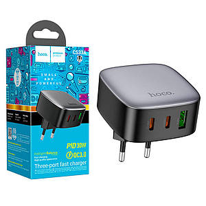 Мережевий зарядний пристрій Hoco CS33A Amanecer PD30W + QC3.0