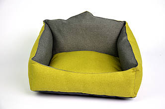Лежанка для собак кішок маленьких середніх великих порід м'яке місце подушка Салатна