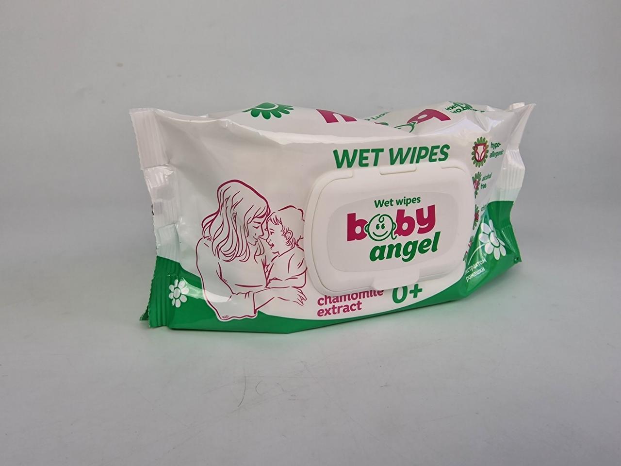 Волога серветка 120 шт. "WET WIPES" клапан (1 пачка)
