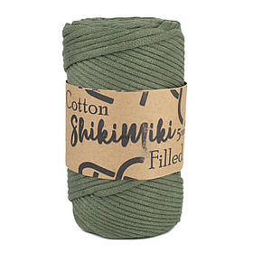 Трикотажний бавовняний шнур Cotton Filled 5 мм, колір Лавровий
