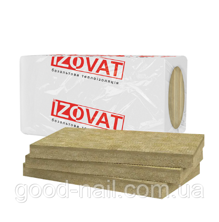 Базальтовый утеплитель из минеральной ваты Izovat 135 - 100 мм (ID ...
