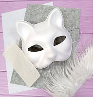 Набір для квадробіки, маска кота + сітка та хутро