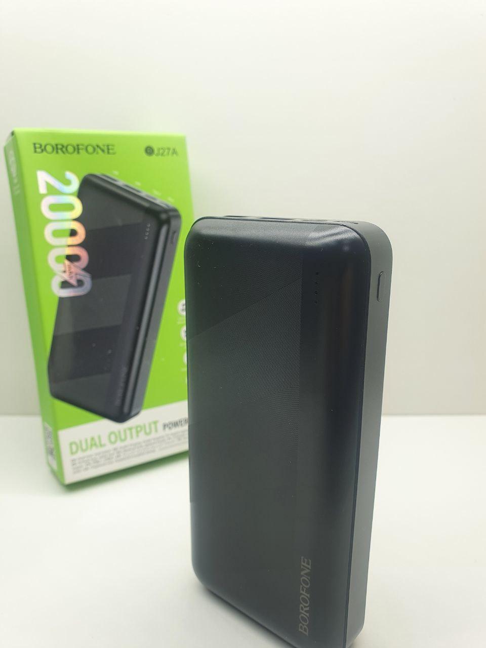 Універсальна Мобільна Батарея Power Bank Borofone BJ27A Pindar 20000 mAh (Чорний)