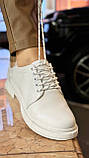 Туфлі білі на шнурівці 42 розмір, фото 7