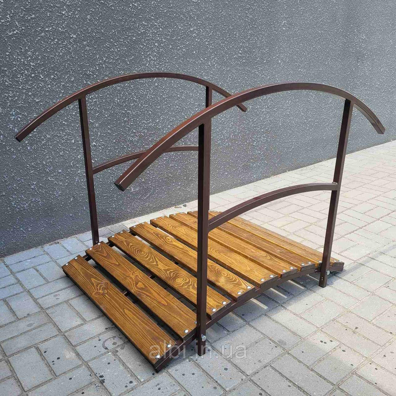 Місток садовий для водойми МС-3 Класик, місток для дачі, кований місток, перехідний місток