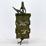 Подвійний підсумок для АК каркасний відкритий в камуфляжі ММ-14, фото 2