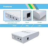 Джерело безперебійного живлення для роутера UPS WGP-103 10400 mAh на 5V 9V 12V, фото 4