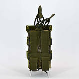 Подвійний підсумок для АК каркасний відкритий в камуфляжі ММ-14, фото 7