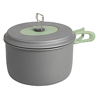 Набір Кемпингового Посуду Bo-Camp Explorer XL 4 Pieces Hard Anodized Grey/Green (2200249) Туристичний Посуд, фото 4