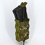 Подвійний підсумок для АК каркасний відкритий в камуфляжі ММ-14, фото 9