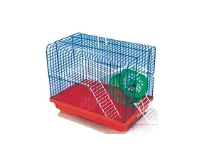 Клітка для гризунів Хом'як-2 цинк 330х230х270мм Лорі